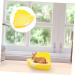 BELLIFFY Box Rabbit Toilet Ferret Litter Sand Bath for Hamsters Dwarf Hamster Toilet Bunny Potty Rat Plastic 25X19X10CM Yellow - Buy Online on SooperMarket.com