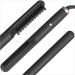 ANGENIL Travel Hair Straightener Brush with Negative Ions Nano Ceramic Titanium Comb 4 Adjustable Heat Settings for Natural Black Hair Beard Wig Frizz-Free Silky Hair Dual Voltage Auto Shut-off