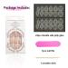 Gold Glitter French Tips Press On Nails - 24Pcs Square Nude Pink False Nail Kit for Women - Reusable Acrylic Gel Nails with Designs - Holiday Gift Set - Buy Online on SooperMarket.com