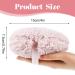 Ultra Soft 4'' Body Powder Puff - Washable Large Velour Applicator for Loose Mineral Powder | Reusable Velvet Dust Puff for Face & Body - Buy Online on SooperMarket.com