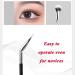 Angled Fan Shaped Eyelash Brush Eyelash Comb Separator Eyelash Comb Brush Mascara Fan Brush for Lashes Portable Folding Cosmetic Brushes Eyelash Separator Bent Applicators (2pcs Eyeliner Brush) - Buy Online on SooperMarket.com