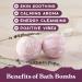 Purple Canyon Lavender Bath Bombs - Relaxing Natural Self Care Gift for Women - Buy Online on SooperMarket.com