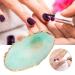 Resin Plastic Plate Dekaim Resin Mini Nail Art Gel Polish Color Mixing Plate Tips Display Holder Manicure Tool(Green) - Buy Online on SooperMarket.com