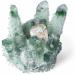 Natural Crystal Cluster Rock Quartz Minerals Rough Stone Stones Home Decoration 500-650g Suitable for Furniture Decoration Full of Texture (Color : Green) - Buy Online on SooperMarket.com