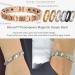 Prostapower Magnetic Copper Band Fashion Bracelets Copper Bracelet Adjustable Length Copper Bracelet (4) - Buy Online on SooperMarket.com