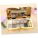 Mikinona Set # Shadow Brush With Makeup Colorful Eyeshadow Eye & Mirror Colors Glitter Flash - Buy Online on SooperMarket.com