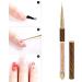 Manicure Liner Pen Nail Rhinestone Picker Dotting Pen Nail Art DIY Decoration Tool for Household Nail Shop (Orange stripes (middle pull cord)) - Buy Online on SooperMarket.com