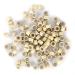 500PCs 5mm Hair Extension Beads - Silicone Lined Connecting Rings | No Glide | 5 Colors - Perfect for Real Hair Extensions (Blond) - Buy Online on SooperMarket.com