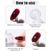 3 Pcs Jelly Nail Art Stamper Set with Double Head Silicone Stampers - Transparent Green Red Soft Nail Stamping Kit for Manicure Tools - Buy Online on SooperMarket.com