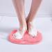 Silicone Shower Brush with Suction Cup | Exfoliating Body Scrubber for Shower | Long Bristles for Wet/Dry Brushing | Pink | 30x25cm - Buy Online on SooperMarket.com