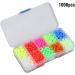 Akozone Fishing Pearls - 1000PCS Colorful Round Plastic Beads for Enhanced Fishing | Outdoor Fish Attractants - Buy Online on SooperMarket.com