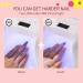 UR SUGAR Poly Gel Nails Set | 6 Colors Nail Extension Builder Gel Kit with Base & Top Coat | DIY Manicure at Home | Glitter Nude & Clear Polygel - Buy Online on SooperMarket.com