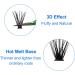 D Curl 0.07mm 16mm 40D Cluster Eyelash Extensions - DIY Lash Clusters - RR-16mm Clusters-40D-0.07-D - Buy Online on SooperMarket.com
