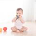 MyDova Silicone Baby Bite Toys | BPA-Free Gripping Ball Rattles for 0-9 Months | Perfect Baby Gift in Pink - Buy Online on SooperMarket.com