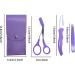 3PCS Eyebrow Trimmer Set with Comb, Cosmetic Hair Scissors & Razor Kit - Buy Online on SooperMarket.com