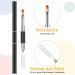Metagio 100 Piece Dual Nail Forms Set - Gel & Acrylic Nail Extension Kit with Clips Dual-Ended Brush & Nail File - Perfect for International Shipping - Buy Online on SooperMarket.com