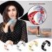 Olux Ring - Magnetic Weight Loss Ring for Women and Men Acupressure Lymphatic Drainage Therapy (E) - Buy Online on SooperMarket.com