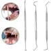 RHXWFDG 3 Pcs Pet Tooth Scaler Cleaning Kit Dog Dental Tooth Scaler Stainless Double Headed Tarter Remover Pet Dental Tools Pet Teeth Cleaning Tools for for Dogs Cats - Buy Online on SooperMarket.com