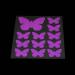 RydeSafe Reflective Decals - Purple Butterflies Kit | High Visibility Safety Decals - Buy Online on SooperMarket.com