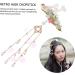 Gogogmee 1 Pair Butterfly Hair Clip Chinese Hair Sticks Japanese Vintage Hairpin Shell Hair Accessories Qipao Hair Barrettes Pearl Hair Clips Antique Tassel Hair Barrette Hair Pin Metal - Buy Online on SooperMarket.com