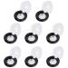 KALLORY Makeup Blush 8pcs Empty Eyeshadow Containers  Empty Makeup Eyeshadow Storage Box Empty Eyeshadow for Women Girls Makeup Makeup Pallet Black
