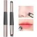 Veeteah Lipstick Applicator - Reusable Lip Gloss Applicator - Multi-purpose Lipstick Gloss Makeup Brush Tool Soft Double-Head Lip Oil Brush with Lid for Women and Girls Black - Buy Online on SooperMarket.com