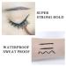 Eyelash Glue Pen 2 in 1 Self-Adhesive Liner | Waterproof Latex-Free Formula for Strong Hold | Ideal for False Lashes - Pearl&Diamond-Black Packaging - Buy Online on SooperMarket.com