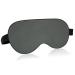 Haskirky Light Blocking Eye Mask Breathable and Adjustable Adult Men and Women Travel on Business Trips Yoga Meditation Light Smooth Comfortable Eye Mask Office Deep Sleep Goodies Plain Brown Grey
