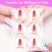 12pcs Professional 240/240 Grit Nail Files | Washable & Reusable Double-Sided Emery Board for Natural Nails | Thick Nail File - Buy Online on SooperMarket.com