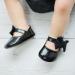 Sonsage Infant Baby Girls Bowknot Mary Jane Princess Flats | Anti-Slip Sole | Wedding Dress Shoes | 6-12 Months | Black - Buy Online on SooperMarket.com