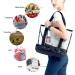 BORMELUN Clear Tote Bag for Women - Large Transparent Handbag in Black - Buy Online on SooperMarket.com