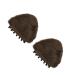 BEALIFE Exquisite Workmanship Cat Ear Claw Clip Hair Extension Increase Hair Volume Fluffy Cow Horn High Temperature Fiber Dark Brown