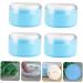 GAFOKI 4pcs Body Powder Puff Box - Travel Makeup Powder Puff Container in Blue Plastic - Buy Online on SooperMarket.com