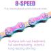 6/7/8 Speed Rainbow Bike Chain | 116 Links Lightweight Bicycle Chain for MTN BTX MTB Road Bike - Buy Online on SooperMarket.com