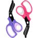 MEUUT 2 Pack Medical Scissors Trauma Shears -8 inch Patented Bandage Scissors Heavy Duty Surgical Grade EMT Scissors for EMT Workers Doctors Nurses Pink+purple