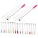 Mikinona Disposable Containers 20sets Mascara Wand Tube Makeup Brush Mascara Wand Holder Diy Eyelash Tubes Disposable Cosmetic