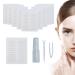 Eyelid Tape for Hooded Eyes Invisible Water Activated Eyelid Lifter Strips Glue-free Double Eyelid Sticker Mesh Eye Lift Tape for Droopy Lids Eyelid Strips with Spray and Tweezers
