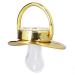 Stylish Toddler Pacifier - Portable Silicone with Golden 'J' Letter & Rhinestones - Safe & Exquisite - Buy Online on SooperMarket.com