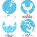 4Pack Kids Toothbrush Food Grade Soft Silicone Brush Head 360 degree Oral Teeth Cleaning Full Mouth Toothbrush Design for Toddlers and Children - Buy Online on SooperMarket.com