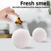 Glomora 6-Pack Wool Dryer Balls - Reusable Fabric Softener Made Of Natural Wool - Reduces Wrinkles and Drying Time - Ideal for Home Use - Buy Online on SooperMarket.com