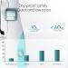 Cordless Water Flosser - 4 Modes, 4 Nozzles, 310ml Capacity, USB Charging, IPX7 Waterproof, Travel-friendly (White) - Buy Online on SooperMarket.com
