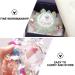 Minkissy Crystal Dappen Dish with Lid - Flower Shaped Glass Cup for Nail Art | Manicure Mixing Bowl & Tools - Buy Online on SooperMarket.com