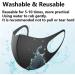 5PCS Reusable Cotton Fabric Fashion Protective Unisex Black Dust Cotton Washable - Buy Online on SooperMarket.com