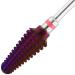 PANA USA 3/32 Purple Tornado Nail Carbide Drill Bit - Fast Acrylic & Gel Removal - Professional Manicure Pedicure Tool - Buy Online on SooperMarket.com