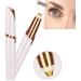 Electric Eyebrow Trimmer for Women - Painless Face Hair Remover & Eyebrow Razor with Comb - Perfect for Mustache & Chin Hair (White) - Buy Online on SooperMarket.com