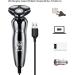 Men's Electric Shaver - 3 in 1 Rotary Razor & Trimmer | Cordless Waterproof & USB Rechargeable - Buy Online on SooperMarket.com