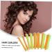 NOLITOY 8set 80pcs Curling Iron Hair Rollers Curling Wand Fashionable Hair Curler Two-color Rubber Band - Buy Online on SooperMarket.com