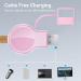 LVFAN Portable Apple Watch Charger - Fast Magnetic USB Wireless Charging for Series 8 7 6 5 4 3 2 1 SE - Ideal for Travel and Car Use (Pink) - Buy Online on SooperMarket.com