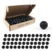 VLIKE Paintballs .68 Caliber Rubber Ball Soft Reusable 0.68 Riot Training Paintball .68 Caliber Black-120