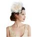 1920s Headband Vintage Flapper Headband Roaring Headpiece 20s Great Headpiece with Peacock Flapper Hair 1920s Accessories for Women